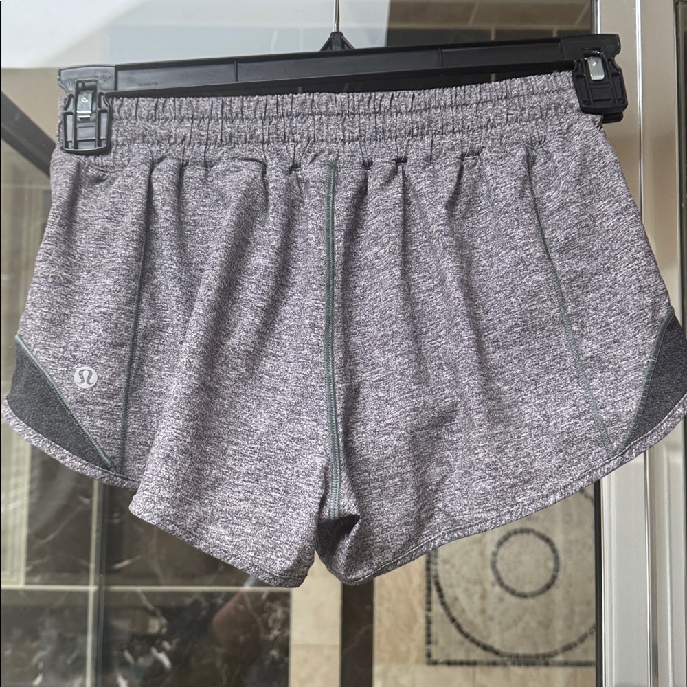 Gray Women's Athletic Shorts - Picture 2 of 2